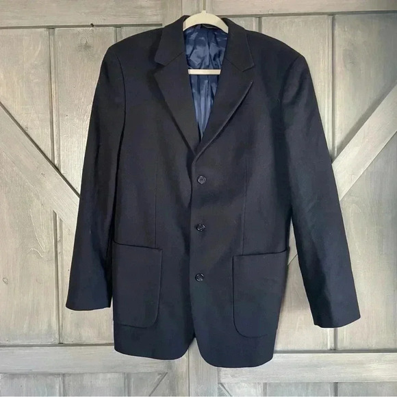 Men’s J.Crew Cashmere Jacket in Navy- size 40R‎ - Picture 1 of 7